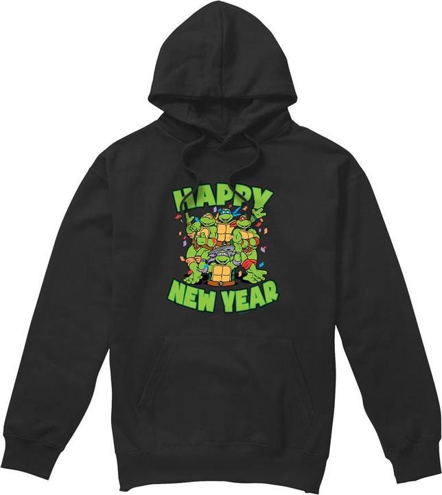 Immagine prodotto Teenage Mutant NT Felpa con Cappuccio Capodanno Gruppo Uomo (S)