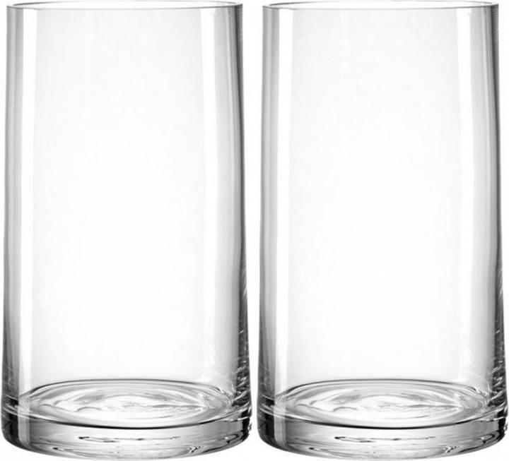 Leonardo Vase Novara 26 cm 1 pieces, Transparent (1 x, 16 x 28 x 31 cm, 13.84 l)