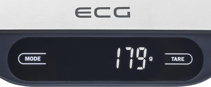 Produktbild ECG KV 215 S Küchenwaage, Edelstahl Arbeitsplatte Rechteck Elektronische Küchenwaage