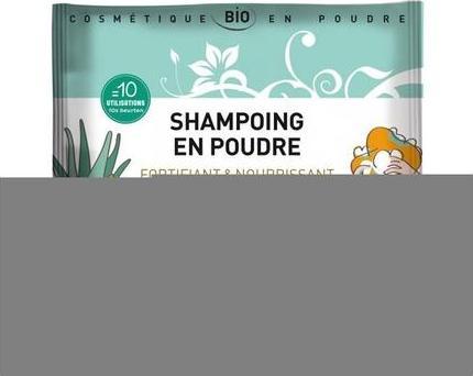 Actual product image Secrets des Fées Organic Shampoo Powder Strengthening & Nourishing Baobab & Aloe Vera - 30g - (Liquid shampoo)