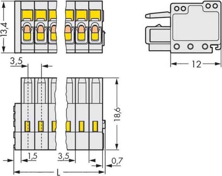 Actual product image Wago 734-104