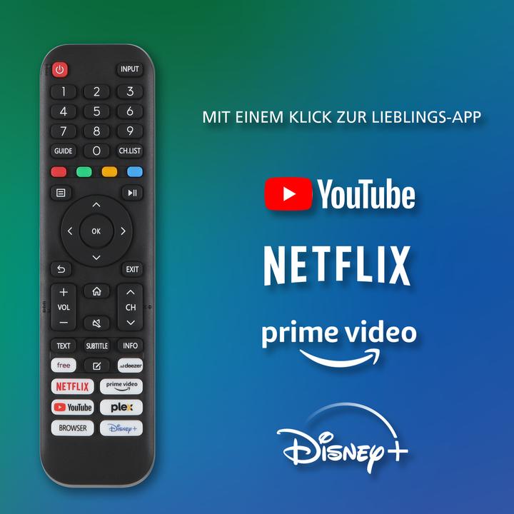 Image du produit JVC Téléviseur 43 pouces Smart TV VIDAA LT-43VDF5455 Téléviseur Full HD, HDR TV avec triple tuner (43", LED, Full HD, 2025)