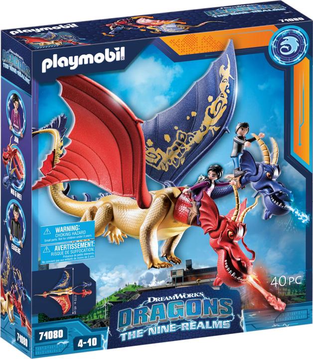 Image du produit Playmobil Dragons : The Nine Realms - Wu & Wei avec Jun (71080, Dragons Playmobil)