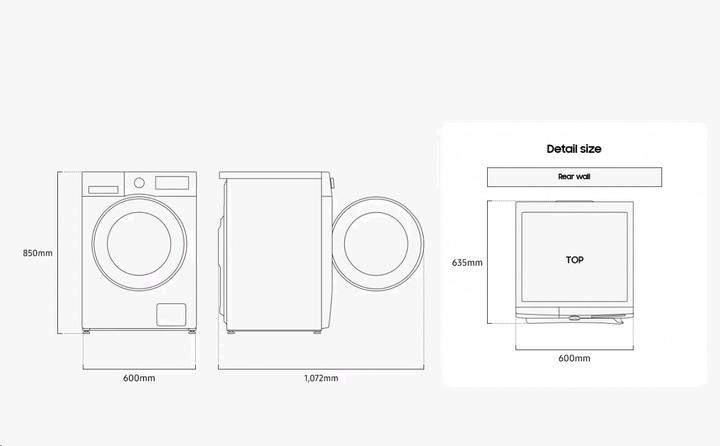 Produktbild Samsung Crystal Clean W (9 kg, Links)