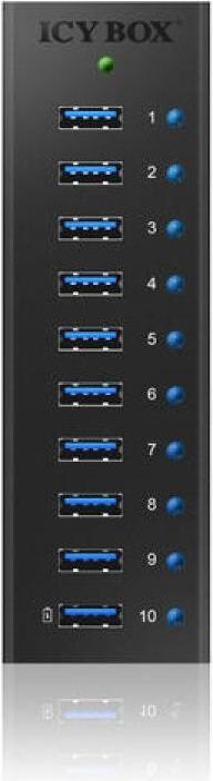 Produktbild Icy Box Ib-Ac6110 (USB-B, 10 Ports)