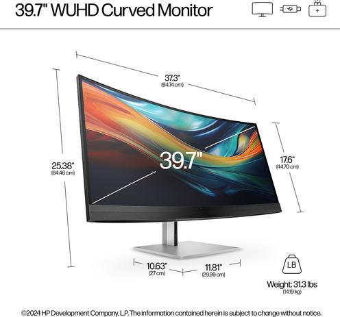 Produktbild HP 740pm Docking Display (5120 x 2160 Pixel, 39.70")