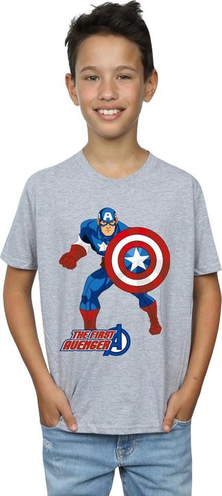 Immagine prodotto Captain America The First Avenger Maglietta Ragazzi (128)