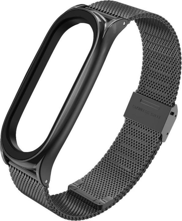 Immagine prodotto Tech Išmaniosios apyrankės Xiaomi Mi Smart Band 5/6 dirželis, Juodos spalvos (Acciaio inossidabile)