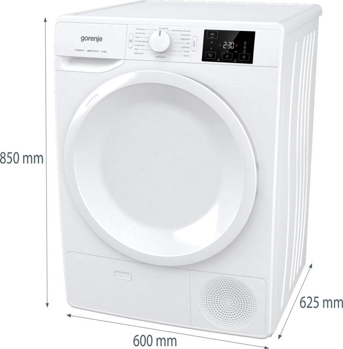 Produktbild Gorenje Grossgeräte DNE8B WS WÄSCHETROCKNER KONDENS 8KG (8 kg)