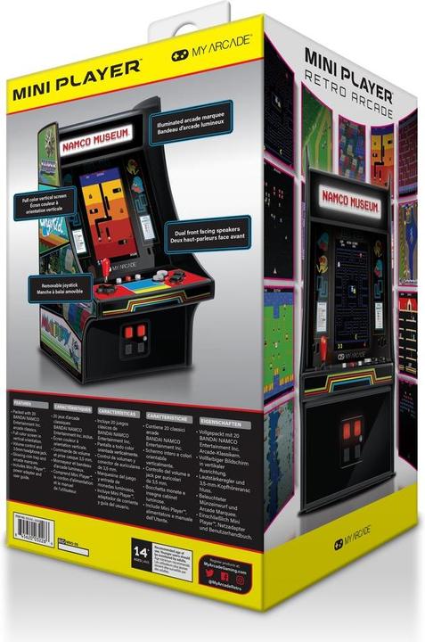 Actual product image MyArcade MY ARCADE, MINI PLAYER 10 BANDAI NAMCO™ MUSEUM HITS (20 IN 1)