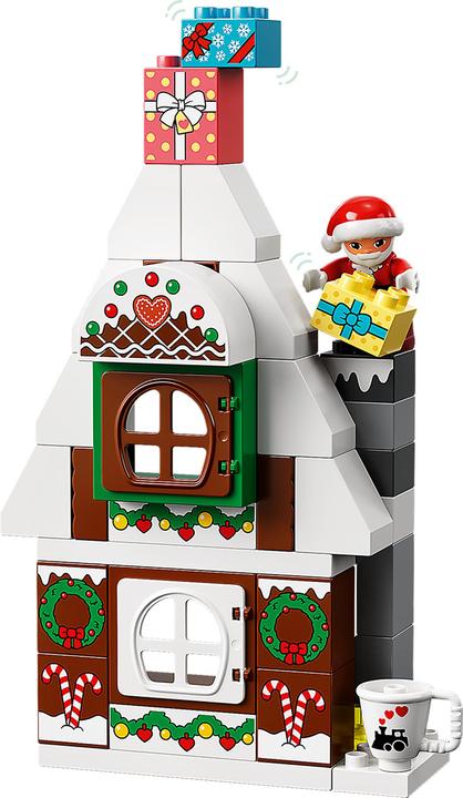 Image du produit LEGO Maison en pain d'épice avec le Père Noël (10976)
