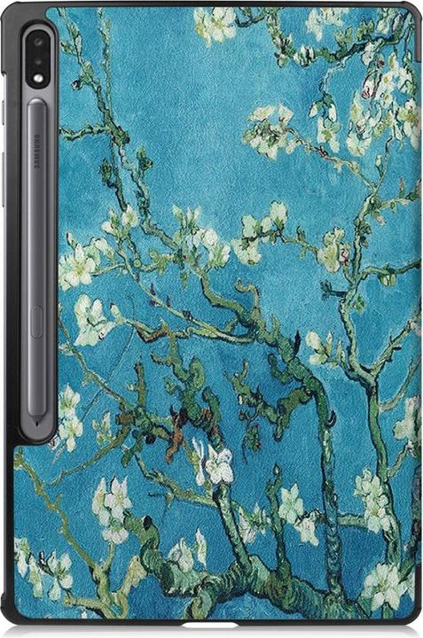 Immagine prodotto Cover-Discount Galaxy Tab S7+ (12.4) - Tri-fold Smart Case Flowers (Galaxy Tab S7 FE)