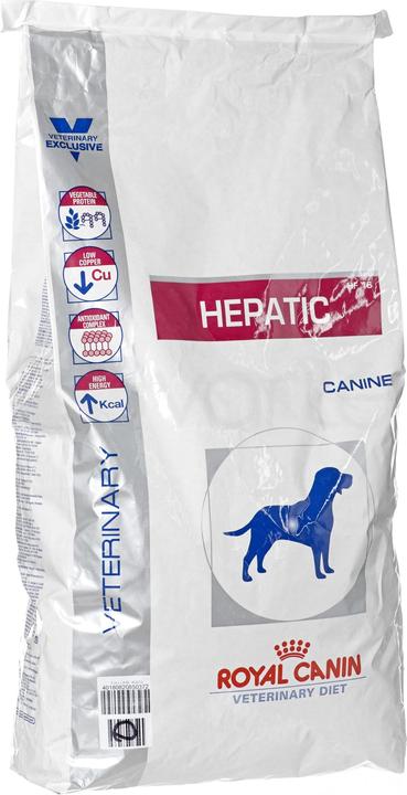 Produktbild Royal Canin VD Dog Hepatic 12kg (Senior, Adult, 12000 g)