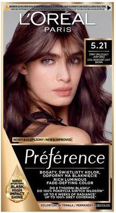 Actual product image L'Oréal Paris L'Oreal Preference Hair Color 521 Light Brown (521 Light brown)