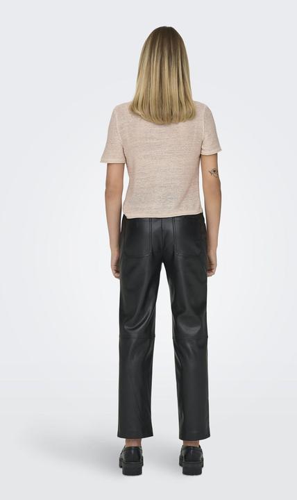 Actual product image Only Regular fit Round neck Low shoulder Carry bag Knitted top (L)