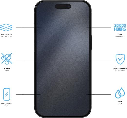 Produktbild Eiger Mountain H.I.T (2 Stück, Apple iPhone 16 Pro)