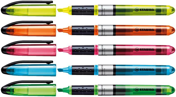 Image du produit STABILO Surligneurs - NAVIGATOR - Pack de 10 - rose (Rose, 5 mm, 10 x)