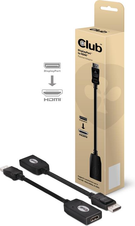 Actual product image Club 3D DP zu (HDMI, 15 cm)