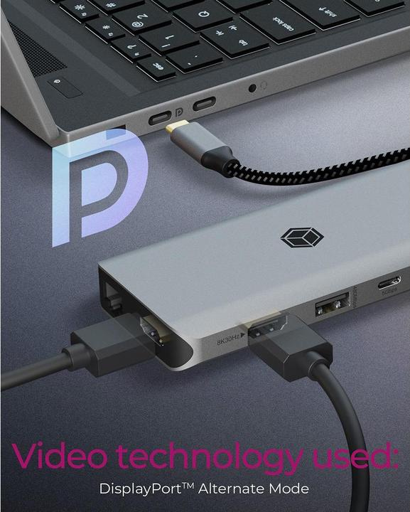 Produktbild Icy Box Dockingstation 12-in-1 USB Type-C (USB-C, 12 Ports)