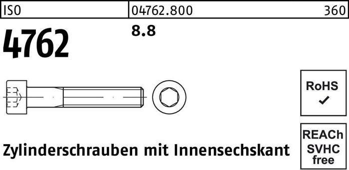 Actual product image Cheese head screw ISO 4762 with hexagon socket M 30 x 360 8.8 (1 Screws per piece)