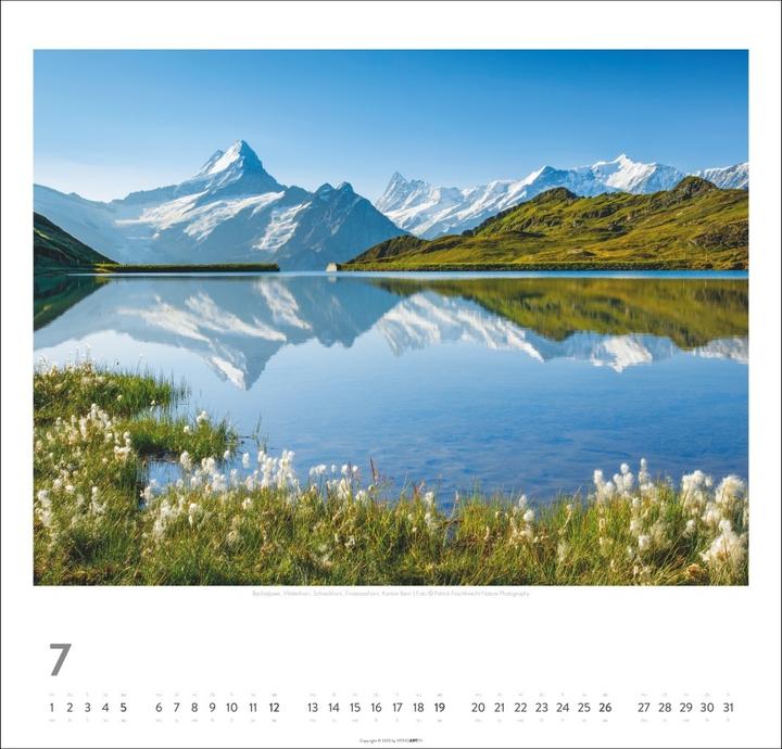 Produktbild Schweiz Kalender 2026 - Schönste Landschaften und Ansichten (48 x 46 cm, Deutsch)