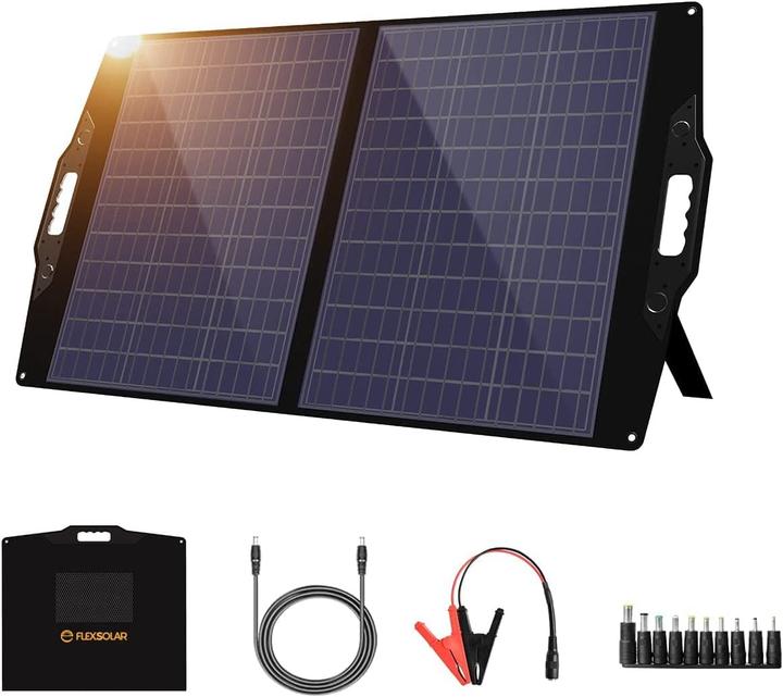 Immagine prodotto FlexSolar Pannello solare da 100W, pieghevole (100 W)