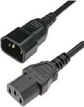 Actual product image HPE Power Cable black 10A C13-C14 300cm (3 m)