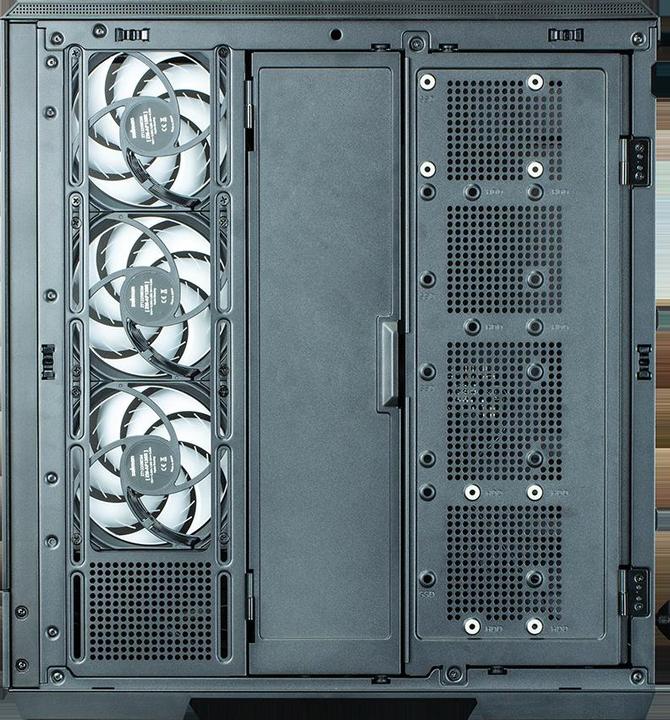 Actual product image Zalman GHE P50 DS ATX Case Tempered Glass Panoramic View - Black (ATX)