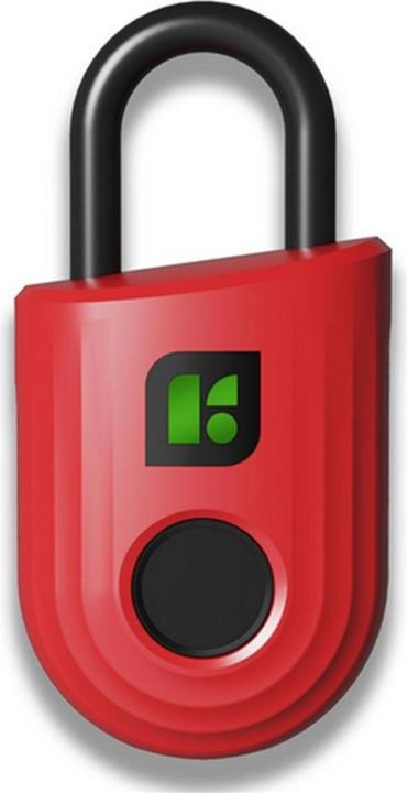 Actual product image Igloohome Padlock Lite, Fingerprint, Red