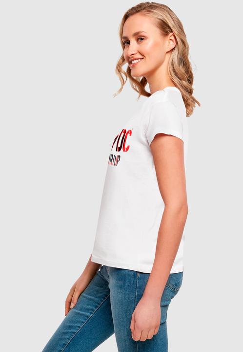 Actual product image Merchcode Ladies ACDC - PWRUP Photo Logo Box Tee - 165701 (XL)