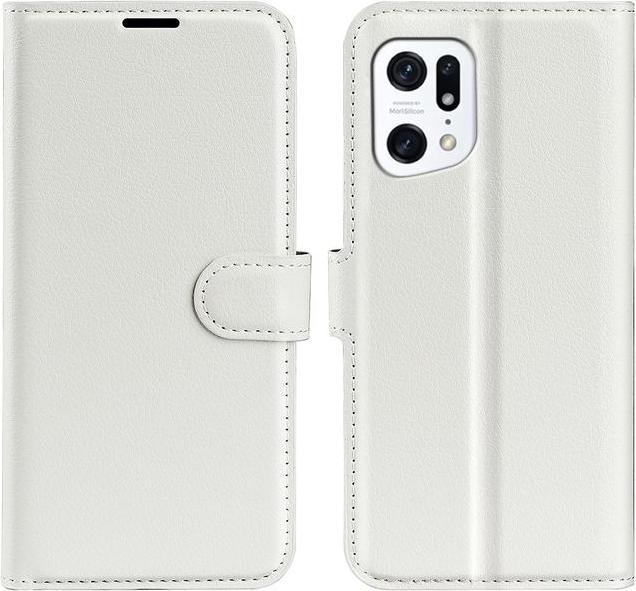 Actual product image MU Classic Litchi Leather Bookcover Series (Oppo Find X5)