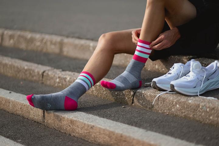 Actual product image Incylence Merino Strive Socken Light Grey Sky Blue (35 - 38)