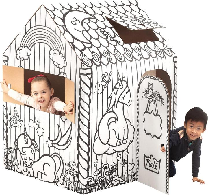 Actual product image Fellowes Unicorn Colouring Playhouse