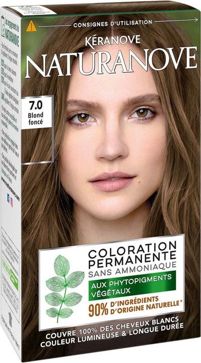 Kéranove Naturanove - Dauerhafte Haarfarbe Dunkelblond 7.0 (Dunkelblond 7.0)