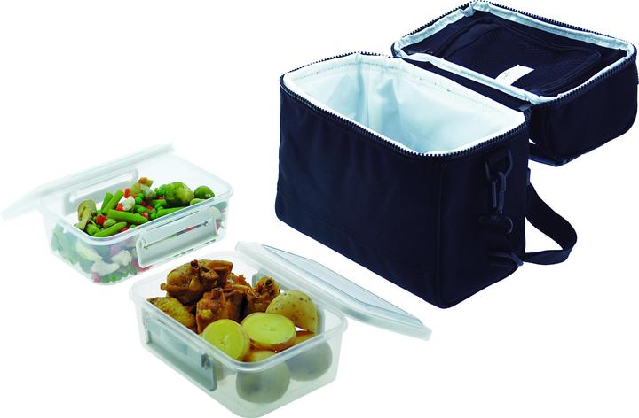 Actual product image Jata cooler bag with handle and shoulder strap incl. 2 freshness boxes (total 2200 ml) (2.20 l)