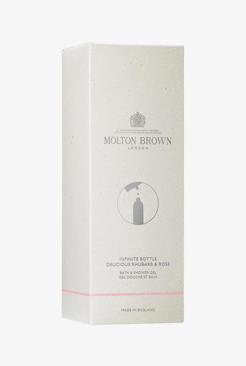 Immagine prodotto Molton Brown Delizioso gel bagno e doccia in bottiglia infinita al rabarbaro e alla rosa (400 ml)