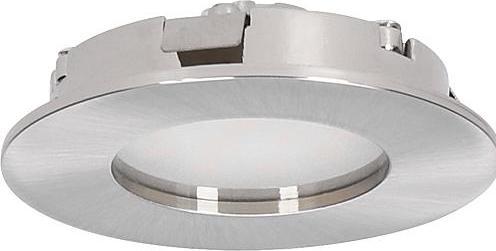 Produktbild Rolux LEDEinbauleuchte IP44 3W 3000Knickel gebürstet 24VDC, Abstr 120, DF1211 (190 lm)