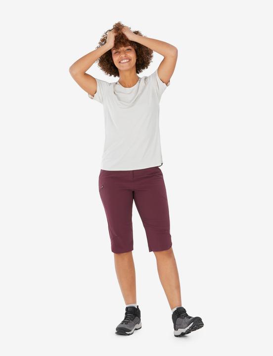 Image du produit Quechua T-shirt de randonnée femme manches courtes - MH500 beige (S)