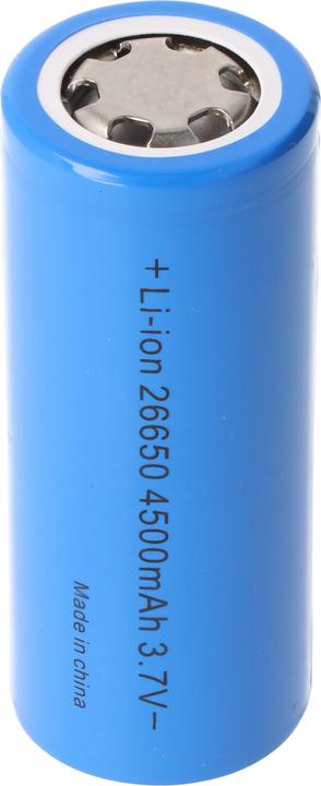 Actual product image AccuCell Akku 26650A max. 15A Entladestrom (1 pcs., 4500 mAh, Rechargeable battery)