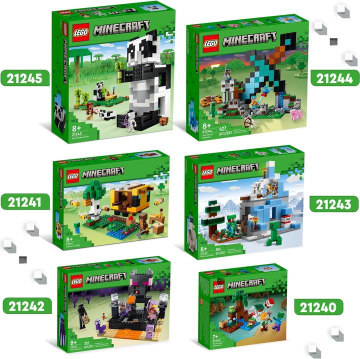 Produktbild LEGO Der Schwert-Aussenposten (21244, LEGO Minecraft)