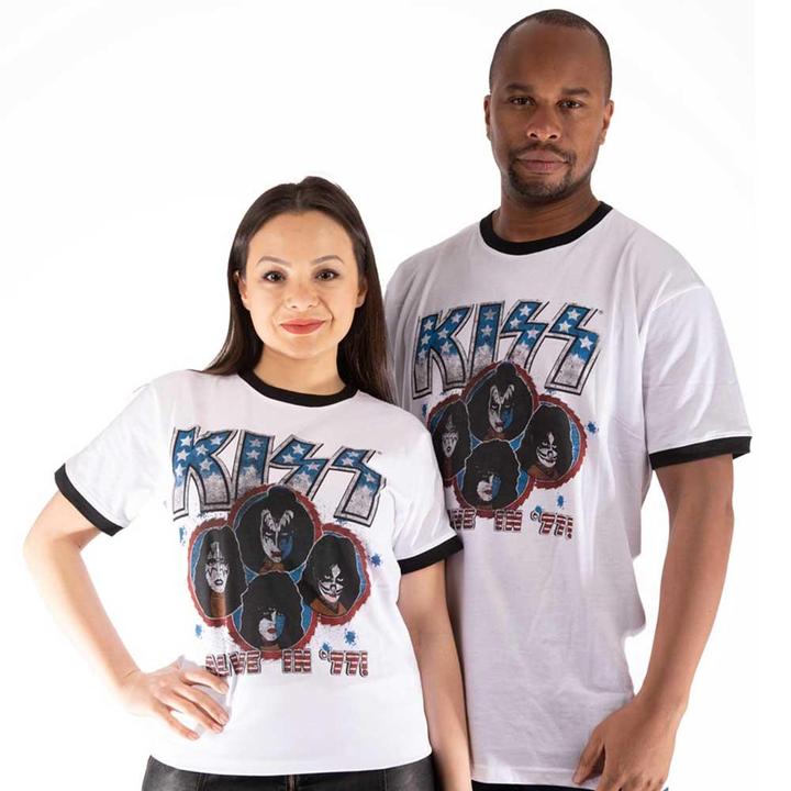 Produktbild KISS Unisex Adult Alive In '77 T-Shirt (XXL)