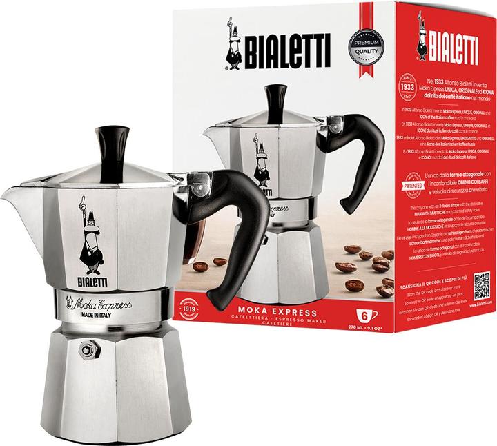 Actual product image Bialetti Moka 6 cups (6 T.)