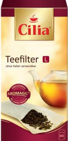 Produktbild Melitta Teefilter L halterlos Pack 80 Stück