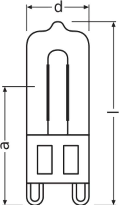 Actual product image Osram ECO Halopin G9 (G9, 35 W, 460 lm, 1 x, G)
