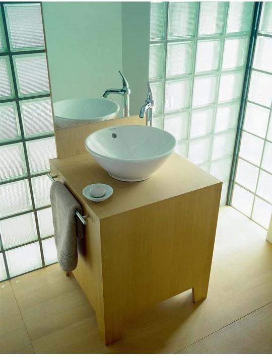 Actual product image Duravit Countertop basin BACINO w ÜL o HLB 550x420mm without tap hole white (420 mm, 550 mm)