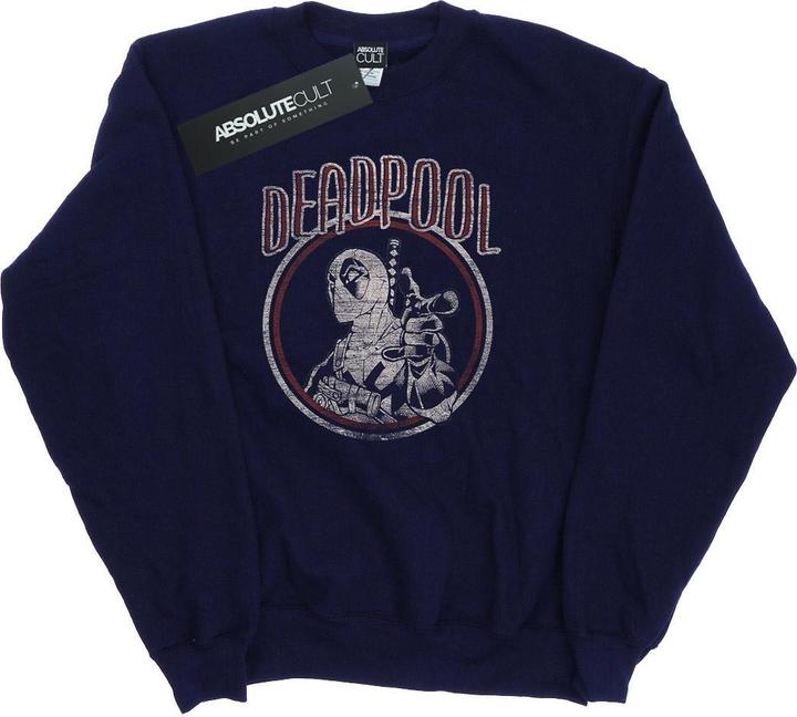Deadpool Vintage Circle Sweatshirt (L)
