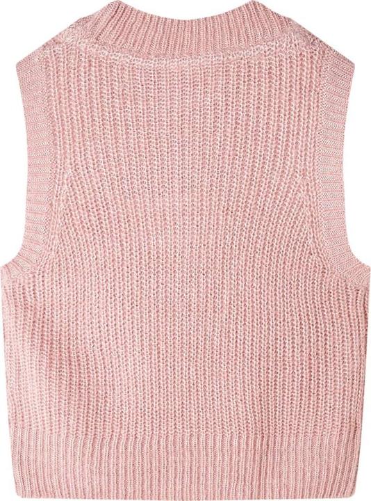 Produktbild VidaXL Kinder-Pulloverweste Gestrickt Hellrosa 104,Material: 67 (104)