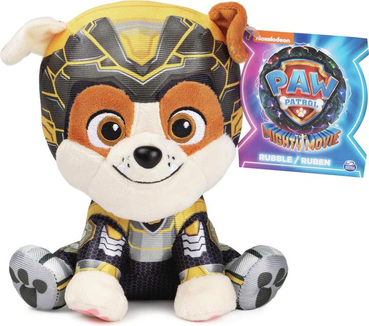 Spin Master GUND PAW Patrol Der Mighty Kinofilm Rubble, 15 cm (16.99 cm)