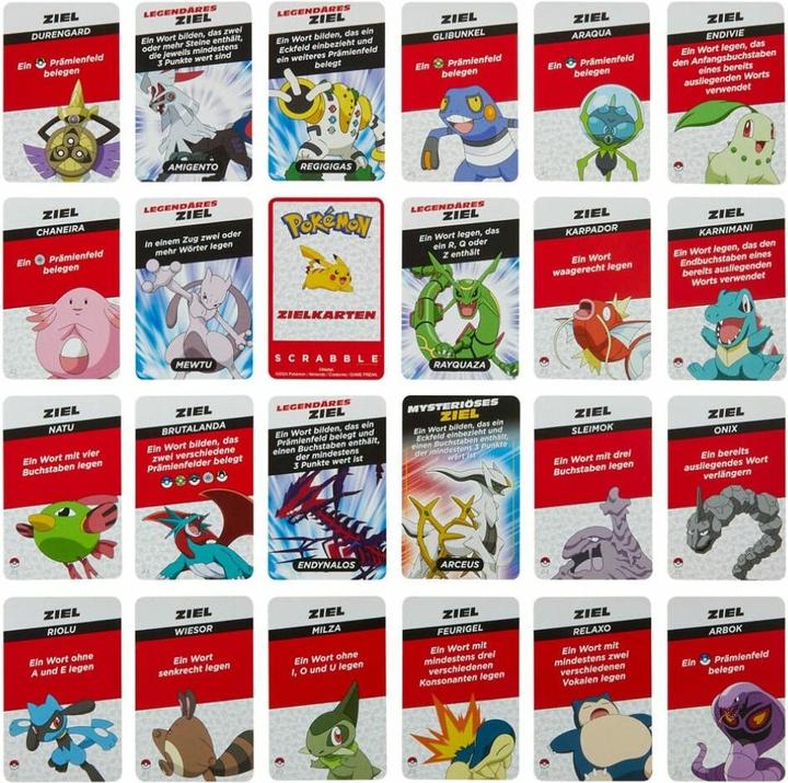 Actual product image Scrabble Pokemon (D) (German)