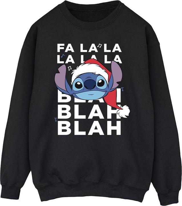 Produktbild Disney Lilo And Stitch Christmas Blah Blah Blah Sweatshirt (XL)